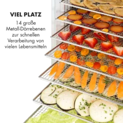Fruit Jerky 14 Dörrautomat 1000W 30 Bis 70 °C 14 Etagen LC-Display -Innovation Home Appliances Store 10031317 de 0004 logo