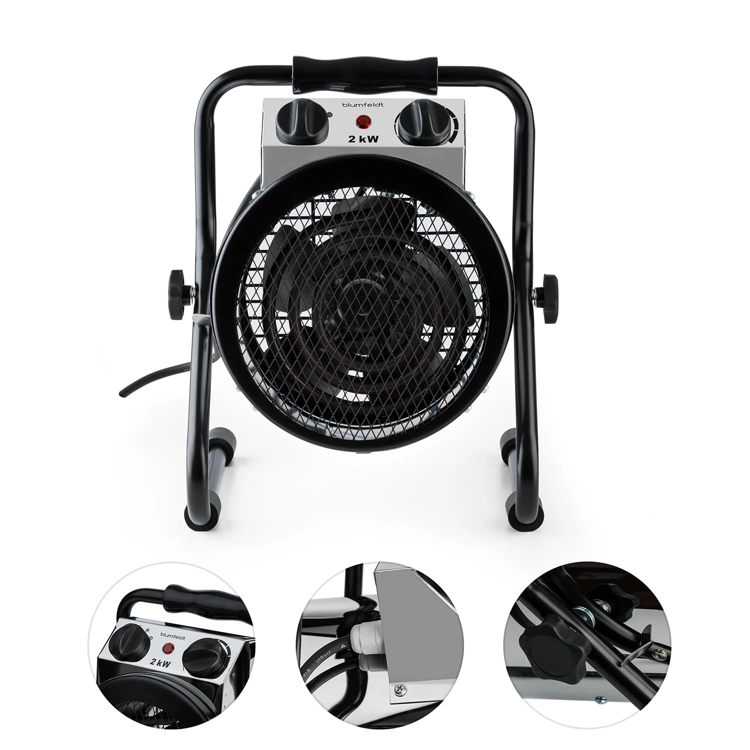 Strato Heizlüfter Gewächshausheizung Elektrogebläseheizung IPX4 2000W 2 Strato Heizlüfter Gewächshausheizung Elektrogebläseheizung IPX4 2000W – Bild 2