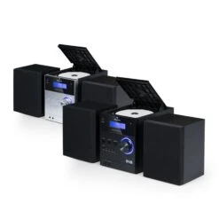 MC-20 DAB Micro-Stereoanlage DAB+ Bluetooth Fernbedienung Schwarz -Innovation Home Appliances Store 10031370 yy 0008 variant auna MC 20 DAB Micro Stereoanlage schwarz