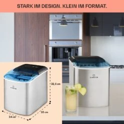On-The-Rocks Eismaschine LED | 12kg Je 24h | 2.1l | Edelstahl Schwarz -Innovation Home Appliances Store 10031372 de 0006 usp