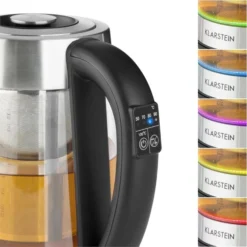 Ostfriese Wasserkocher 2-in-1 Teekocher 1,7L 2200W LED Edelstahl Glas -Innovation Home Appliances Store 10031479 yy 0004 detail Klarstein Ostfriese Wasserkocher Edelstahl Glas