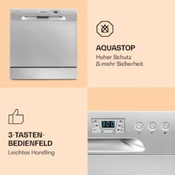Amazonia 8 Geschirrspülmaschine 1620 Watt 8 Maßgedecke 49 DB Aquastop -Innovation Home Appliances Store 10031524 de 0005 logo