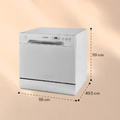 Amazonia 8 Geschirrspülmaschine 1620 Watt 8 Maßgedecke 49 DB Aquastop -Innovation Home Appliances Store 10031524 yy 0006 logo