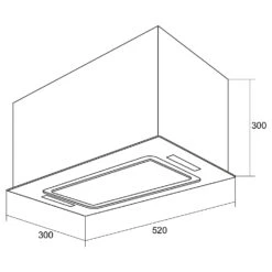 HEKTOR Dunstabzugshaube Beleuchtung Aluminium-Filter Timer 18 HEKTOR Dunstabzugshaube Beleuchtung Aluminium-Filter Timer -Innovation Home Appliances Store 10031695 yy 0009 dimensions