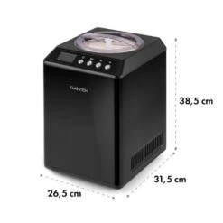 Vanilly Sky Family Eiscremebereiter Frozen Yoghurt 250W 2,5l Schwarz -Innovation Home Appliances Store 10031848 yy 0008 logo Klarstein Vanilly Sky Family Eiscremebereiter schwarz