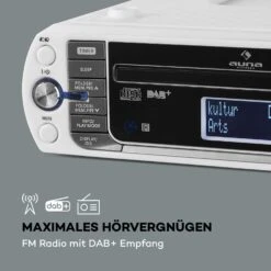 KR-400 CD Küchenradio, DAB+/PLL FM, CD/Mp3-Player Silber 14 KR-400 CD Küchenradio, DAB+/PLL FM, CD/Mp3-Player Silber -Innovation Home Appliances Store 10031880 de 0004 logo