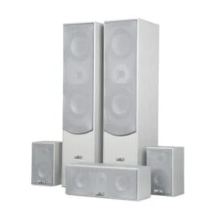 Surround Lautsprecher Boxen Set Heimkino 335W RMS Silber -Innovation Home Appliances Store 10031922 yy 0005 titel auna Surround Lautsprecher Boxen Set Heimkino