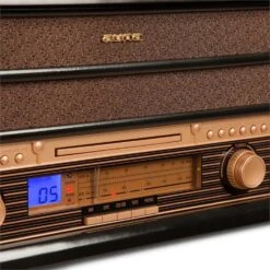 Belle Epoque 1908 Retro-Stereoanlage Plattenspieler USB CD MP3 -Innovation Home Appliances Store 10031957 yy 0010 detail auna Belle Epoque 1908 Retro Stereoanlage