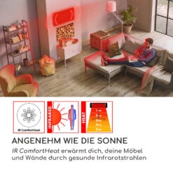 Cosmic Beam Plus Infrarot-Heizstrahler 2400W IP44 Fernbedienung -Innovation Home Appliances Store 10031977 de 0003 logo