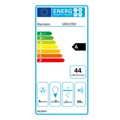 Montblanc 60 Dunstabzugshaube 610m³/h 165W 2x1,5W LED Reling -Innovation Home Appliances Store 10031992 energy label