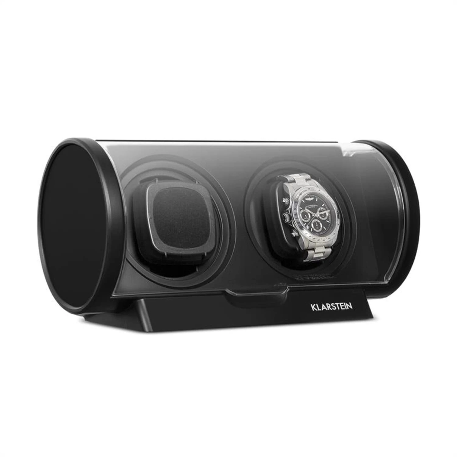 Lugano Uhrenbeweger Kunststoff 2 Uhren 4 Modi Schwarz 1 Lugano Uhrenbeweger Kunststoff 2 Uhren 4 Modi Schwarz