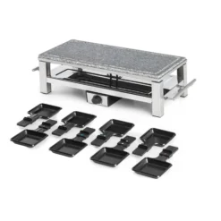 Schmelzlette Raclette 1500W Naturstein-Platte Edelstahlgehäuse 10 Schmelzlette Raclette 1500W Naturstein-Platte Edelstahlgehäuse -Innovation Home Appliances Store 10032028 yy 0004 detail Klarstein Schmelzlette Raclette 1500W Edelstahl