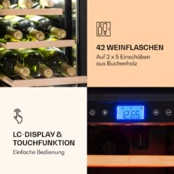 Vinovilla 42 Twin Built-In Duo Weinkühlschrank 2 Zonen 126l 42 Fl Glas -Innovation Home Appliances Store 10032032 de 0005 logo