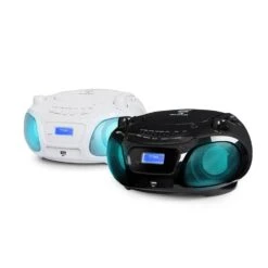 Roadie DAB CD-Player DAB/DAB+ UKW LED Disco Light Effect Bluetooth -Innovation Home Appliances Store 10032060 yy 0007 variant auna Roadie DAB CD Player schwarz