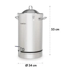 Maischfest Fermenter 25 Fermentierkessel 25 Ltr Gärröhrchen Edelstahl -Innovation Home Appliances Store 10032122 yy 0006 logo Klarstein Maischfest Fermenter 25 Gaerkessel 25l