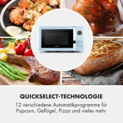 Fine Dinesty 2-in-1-Mikrowelle: 23l 800W / Grill: 1000W Blau -Innovation Home Appliances Store 10032201 de 0005 logo
