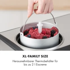 Dolce Bacio Eiscremebereiter Kompressor 2l LCD-Display Touch Edelstahl -Innovation Home Appliances Store 10032322 de 0004 logo