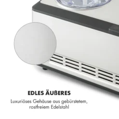 Dolce Bacio Eiscremebereiter Kompressor 2l LCD-Display Touch Edelstahl -Innovation Home Appliances Store 10032322 de 0009 logo