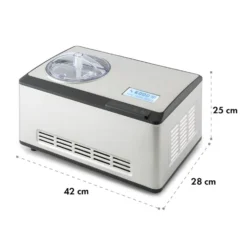Dolce Bacio Eiscremebereiter Kompressor 2l LCD-Display Touch Edelstahl -Innovation Home Appliances Store 10032322 yy 0010 logo Klarstein Dolce Bacio Eiscremebereiter Edelstahl