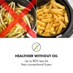 AirVital Heißluftfritteuse 1300W 2,5l CeraPlus-Antihaft Touch Weiß -Innovation Home Appliances Store 10032331 yy 0007 logo Klarstein AirVital Heissluftfritteuse 1300W weiss reedit