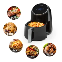 AirVital Heißluftfritteuse 1300W 2,5l CeraPlus-Antihaft Touch Schwarz -Innovation Home Appliances Store 10032332 yy 0003 logo Klarstein AirVital Heissluftfritteuse 1300W schwarz