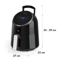 AirVital Heißluftfritteuse 1300W 2,5l CeraPlus-Antihaft Touch Schwarz -Innovation Home Appliances Store 10032332 yy 0010 logo Klarstein AirVital Heissluftfritteuse 1300W schwarz