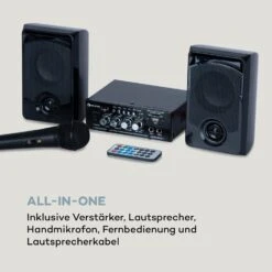 Karaoke Star 1 Karaoke-Set, 2 X 50 W Max., BT, USB/SD, Line-In -Innovation Home Appliances Store 10032442 de 0007 logo