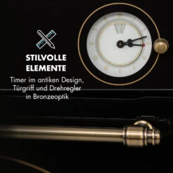 Victoria Einbaubackofen Retro-Design 9 Funktionen 50-250°C Schwarz 15 Victoria Einbaubackofen Retro-Design 9 Funktionen 50-250°C Schwarz -Innovation Home Appliances Store 10032460 de 0006 logo