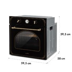 Victoria Einbaubackofen Retro-Design 9 Funktionen 50-250°C Schwarz 17 Victoria Einbaubackofen Retro-Design 9 Funktionen 50-250°C Schwarz -Innovation Home Appliances Store 10032460 yy 0008 logo
