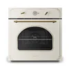 Victoria Einbaubackofen Retro-Design 9 Funktionen 50-250°C Elfenbein