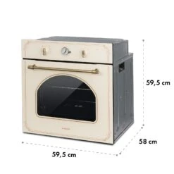 Victoria Einbaubackofen Retro-Design 9 Funktionen 50-250°C Elfenbein 17 Victoria Einbaubackofen Retro-Design 9 Funktionen 50-250°C Elfenbein -Innovation Home Appliances Store 10032485 yy 0008 logo