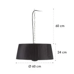 Venice Heat Terrassenheizstrahler 800/1000/1800W Fernbedienung Schwarz 20 Venice Heat Terrassenheizstrahler 800/1000/1800W Fernbedienung Schwarz -Innovation Home Appliances Store 10032517 yy 0010 logo