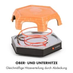 Capricciosa Pizzaofen 1500W Abdeckung Aus Terracotta Warmhaltefunktion -Innovation Home Appliances Store 10032597 de 0007 logo