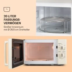 Caroline Mikrowellen-Grill 20 Ltr 700 W / 1000 W Ø 25,5cm Retro 8 Caroline Mikrowellen-Grill 20 Ltr 700 W / 1000 W Ø 25,5cm Retro -Innovation Home Appliances Store 10032641 de 0003 logo
