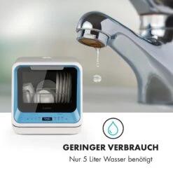 Amazonia Mini Geschirrspülmaschine 6 Programme LED-Display -Innovation Home Appliances Store 10032678 de 0006 logo