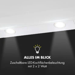Annabelle 60 Dunstabzugshaube Glas 595 M³/h Touch-Armatur Weiß -Innovation Home Appliances Store 10032684 de 0006 logo