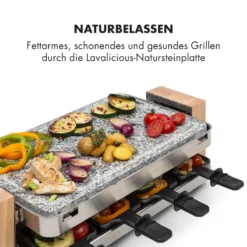 Prime-Rib Raclettegrill 8 Pers. 1500 W Natursteinplatte Edelstahl Holz -Innovation Home Appliances Store 10032695 de 0003 logo