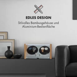 Hanoi 4 Uhrenbeweger, 4 Uhren, 3 Geschwindigkeiten, 4 Modi, Bambus 12 Hanoi 4 Uhrenbeweger, 4 Uhren, 3 Geschwindigkeiten, 4 Modi, Bambus -Innovation Home Appliances Store 10032798 de 0005 logo