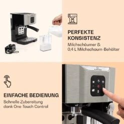BellaVita Kaffeemaschine 3-in-1 1450 W 20 Bar Milchschäumer -Innovation Home Appliances Store 10032806 de 0003 logo