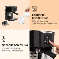 BellaVita Kaffeemaschine 3-in-1 1450 W 20 Bar Milchschäumer -Innovation Home Appliances Store 10032807 de 0003 logo