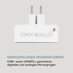 DigiPlug DAB Steckdosen-Radio, DAB+, UKW/PLL, BT, LCD-Display, Weiß 10 DigiPlug DAB Steckdosen-Radio, DAB+, UKW/PLL, BT, LCD-Display, Weiß -Innovation Home Appliances Store 10032857 de 0003 logo