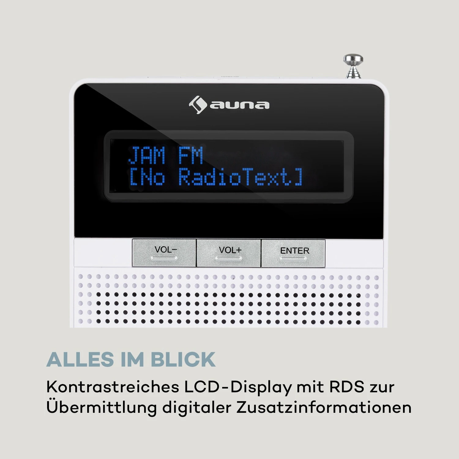DigiPlug DAB Steckdosen-Radio, DAB+, UKW/PLL, BT, LCD-Display, Weiß 5 DigiPlug DAB Steckdosen-Radio, DAB+, UKW/PLL, BT, LCD-Display, Weiß – Bild 5