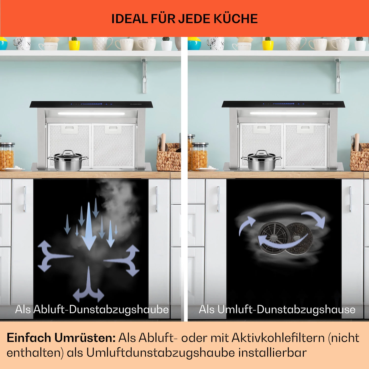Royal Flush Eco Dunstabzugshaube 60 Cm 576 M³/h A+ 7 Royal Flush Eco Dunstabzugshaube 60 Cm 576 M³/h A+ – Bild 7
