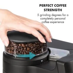 Aromatica II Duo Kaffeemaschine, Integriertes Mahlwerk, 1,25 L, Rot -Innovation Home Appliances Store 10032866 yy 0006 logo Klarstein Aromatica II Duo Kaffeemaschine rot