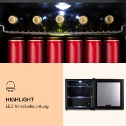 Beersafe L Onyx Kühlschrank 47 Liter 2 Böden Panoramaglastür. -Innovation Home Appliances Store 10032870 de 0004 logo