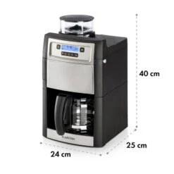Aromatica II Kaffeemaschine, Mahlwerk, 1,25 L, Silber -Innovation Home Appliances Store 10032872 yy 0011 logo Klarstein Aromatica II Kaffeemaschine silber