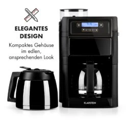 Aromatica II Set Kaffeemaschine, Mahlwerk, 1,25 L, Schwarz -Innovation Home Appliances Store 10032874 de 0003 logo