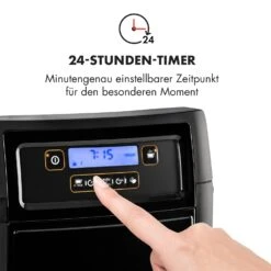 Aromatica II Set Kaffeemaschine, Mahlwerk, 1,25 L, Schwarz -Innovation Home Appliances Store 10032874 de 0005 logo