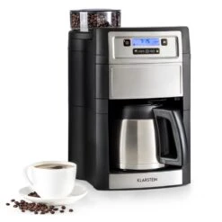 Innovation Home Appliances Store 14 Aromatica II Thermo Kaffeemaschine, Mahlwerk, 1,25 L, Silber
