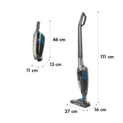 TurboHybrid Staubsauger Boden- Und Handstaubsauger Anthrazit/blau -Innovation Home Appliances Store 10032945 yy 0010 logo Klarstein TurboHybrid Staubsauger anthrazit blau